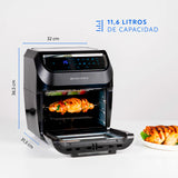 Freidora de Aire Air Fryer Plus 4 en 1 Freír Asar Hornear Deshidratar 11,6 L EasyWays