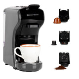 Cafetera Milano Coffee 3 en 1 Nespresso Dolce Gusto Café Molido Gris EasyWays