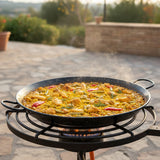 Paellera Esmaltada Acero 70 cm 30 Porciones La Valenciana Vaello