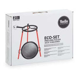 Set Paellero Completo Paellera 38 cm + Quemador 30 cm La Valenciana Vaello