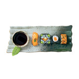 Plato Rectangular Porcelana Bonna Gaia 30 x 12 cm Set 6 Piezas