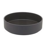 Set Ensaladera Porcelana Gris 2,4 Litros con Soporte Buffet Redondo Acero Inoxidable Guy Degrenne