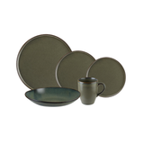 Set Vajilla Porcelana Gama Oscura 30 Piezas Gloire Bonna