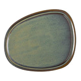 Plato Porcelana Marrón Gloire 24x20 cm Piuma Bonna