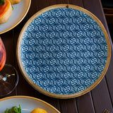 Plato de Fondo Porcelana Azul 30 cm Lupin Bonna
