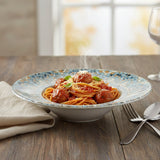 Plato Pasta Porcelana Mosaico 28 cm Luca Mosaic Bonna