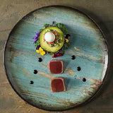 Plato de Pan Porcelana Madera Mint 17 cm Bonna