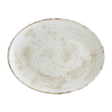 Plato Oval Porcelana Nacarada 31x24 cm Nacrous Bonna