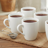 Tazón Porcelana Marfil 330 ml Conic Bonna (Set 6 Piezas)