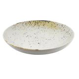 Plato Hondo Porcelana Rústico Blanco 24 cm Costa Verde