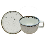 Taza Café con Platillo Porcelana Dreamy 100 ml Costa Verde (Set 6 Piezas)