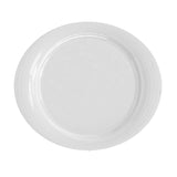 Plato Ovalado Porcelana Blanca Duo 31 x 27 cm Costa Verde