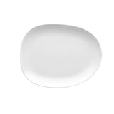 Plato Porcelana Blanca Isola 22x18 cm Costa Verde