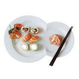 Plato Buffet Porcelana Eclipse 35x24 cm Costa Verde