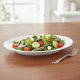 Plato Ovalado Porcelana Blanca 32x25 cm Eclipse Costa Verde
