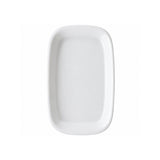 Plato Porcelana Blanca Com 26x17 cm Costa Verde