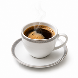 Taza de café 100ml con platillo troy set 6 pcs Costa Verde