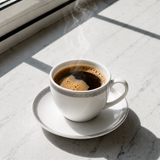 Taza de café 100ml con platillo troy set 6 pcs Costa Verde
