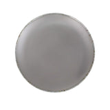 Plato Porcelana Neutral Gris Mate 21 cm Costa Verde