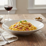 Plato para Pasta Porcelana Blanca Coupe 33 cm 3135 ml Costa Verde