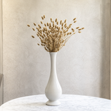 Florero de Porcelana Blanca Oceano 18 cm Costa Verde