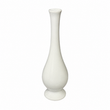 Florero de Porcelana Blanca Oceano 18 cm Costa Verde