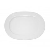 Plato Ovalado Porcelana Blanca Océano 18x11 cm Costa Verde