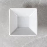 Bowl Cuadrado Porcelana Blanca 8 cm Stratus