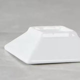 Bowl Cuadrado Porcelana Blanca 8 cm Stratus