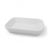Bandejín Rectangular Porcelana Blanca 16x10 cm Stratus