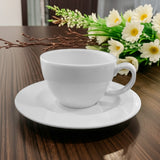 Taza de Té con Platillo Porcelana Costa Verde Duo 225 ml Set 6 Piezas