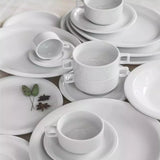 Plato Bajo Porcelana Blanca 26.5 cm Protel Schmidt