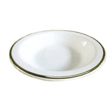 Plato Hondo Porcelana Blanca Filete Dorado 21 cm 360 ml Protel Oro Schmidt