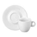 Taza Té con Platillo Porcelana Blanca 230 ml Sofia Schmidt (Set 6 Piezas)