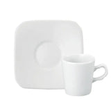 Taza Té Porcelana con Platillo 200 ml Tetra Schmidt (Set 6 Piezas)