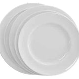 Plato Entrada Loza Blanca 19 cm Valencia Stratus