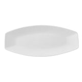 Bandeja Larga Porcelana Blanca 40x18 cm Stratus