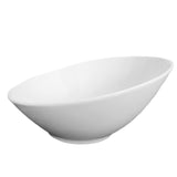 Bowl Oblicuo Loza Blanca 21x11 cm Stratus