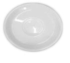 Taza Café con Platillo Porcelana Blanca 5.5 cm Classic Stratus (Set 6 Piezas)