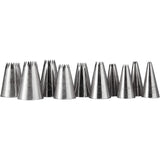 Set Boquillas Estrella Francesa 10 Piezas Acero Inoxidable Ateco