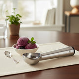 Cuchara Porcionadora de Helado N° 20 Aluminio Fundido Autodescongelante 59 ml Dechef