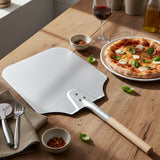 Pala para Pizza Aluminio Mango Corto 35 x 40 cm 66 cm Dechef