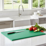 Tabla de Cortar Polipropileno Verde Verduras y Frutas 45 x 61 cm Dechef