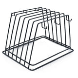 Porta Tablas de Picar y Cepillos Alambre 6 Espacios Dechef
