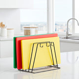 Porta Tablas de Picar y Cepillos Alambre 6 Espacios Dechef