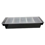 Dispensador de 5 Condimentos Base ABS con Tapa Dechef