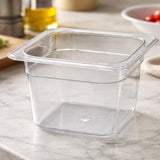 Recipiente Gastronorm Policarbonato 1/6 15 cm 2,4 Litros Dechef