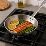 Sartén Acero Inoxidable Inducción 22 cm Dechef