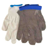 Guante Anticorte Talla L Acero Inoxidable 18/10 Dechef