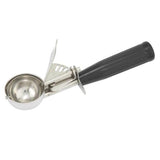 Cuchara Porcionadora de Helado N° 30 Acero Inoxidable Mango Negro 37 ml Dechef